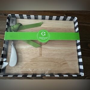 Monogrammed Cheese Board with Spreader